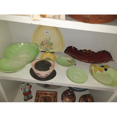 102A - Shelf Of Carlton Ware Etc