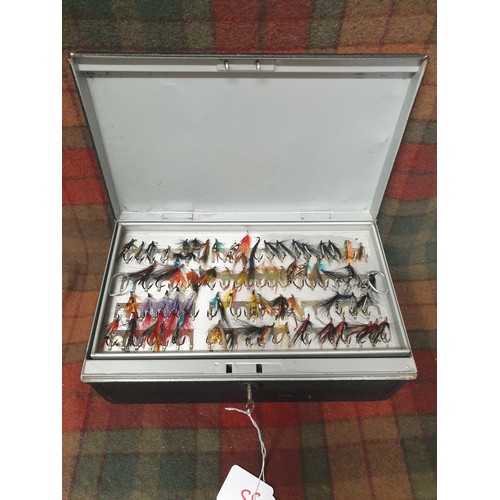 53 - Super Rare Wheatley Reservoir Fly Box With 5 Lift Out Trays Complete With Key Fantastic Quality