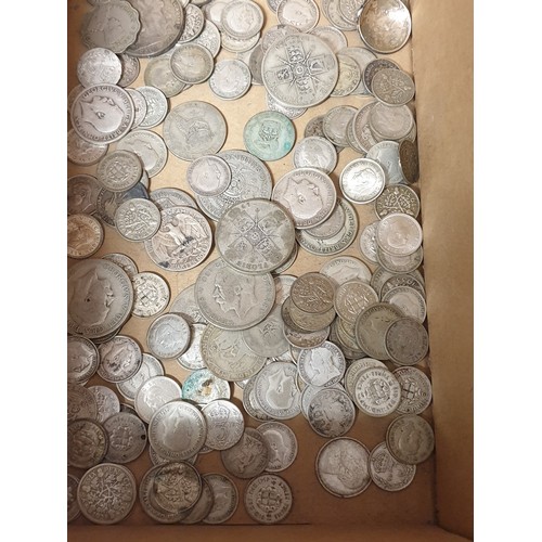 11 - A Collection of silver coinage; 1942 quarter dollar, various three pences, various six pences, One F... 