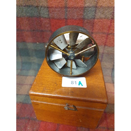 81A - Top Quality Air Meter Measurer In Fitted Wooden Box