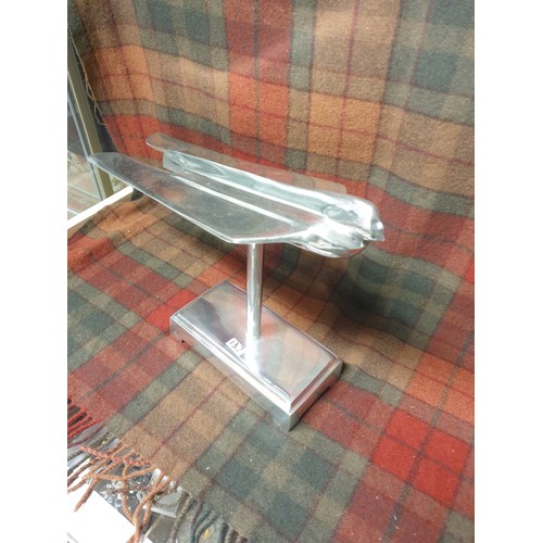 137 - Art Deco Style Aluminium Desk Ornament