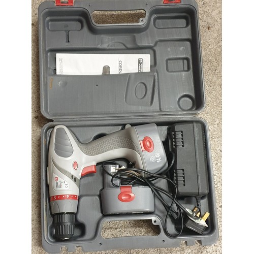 290 - 14.4 V Performance Cordless Drill With Spare Battery And Charger In Fitted Case