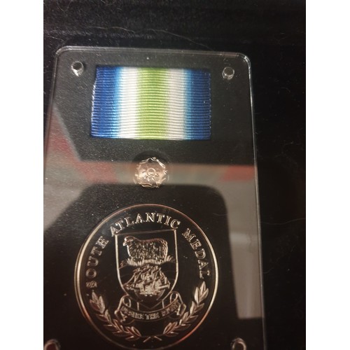 9H - South Atlantic Medal Falklands Mint Condition In Presentation Box