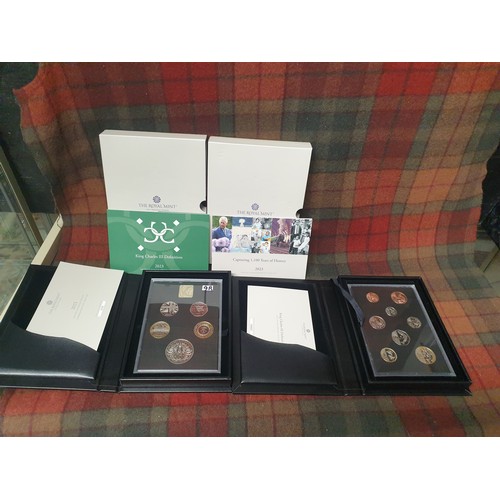 9R - 2 Mint Sets 2023 King Charles 111 Definitives and Capturing 1,100 years of History