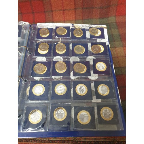 9V - Folder Of 16 50 pence pieces, 6 x £1 Coins And 28 £2 Coins