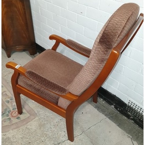 228 - Mid Century Cintique Relaxer Arm Chair