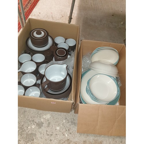 315 - Box Of Large Hornsea Pottery Tea/ Dinner Set And Box Doulton Dinner Ware