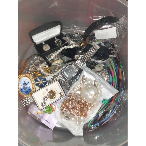 39 - Box Of Costume Jewellery Etc