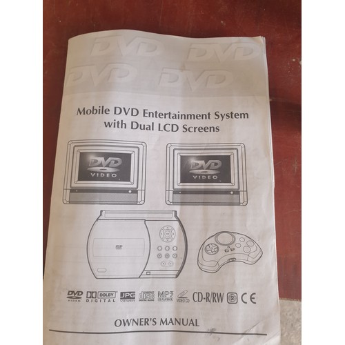 326 - Venturer Mobile DVD Player With Screens Etc