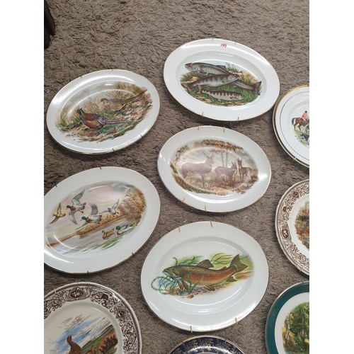 189 - Box Of Assorted Plates And Platters