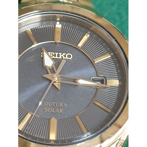 21 - A Seiko Gents Solar Powered Wrist Watch [Working]