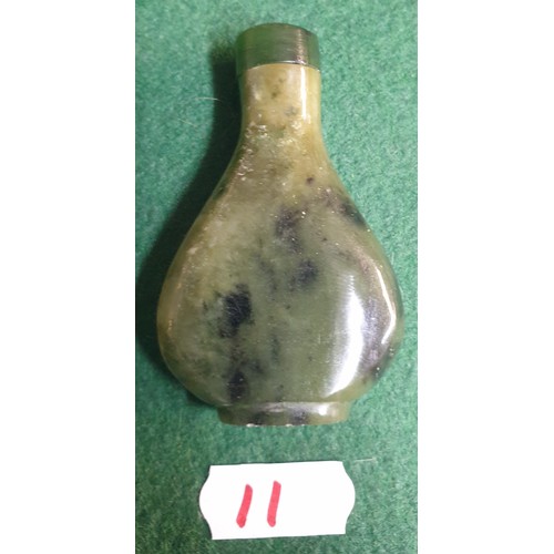 11 - A Chinese Perfume Bottle Possibly Jade