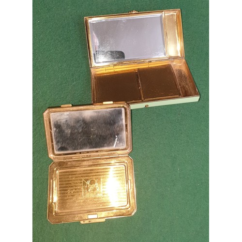 27 - Art Deco Ladies Compact And Stratton Ladies Compact