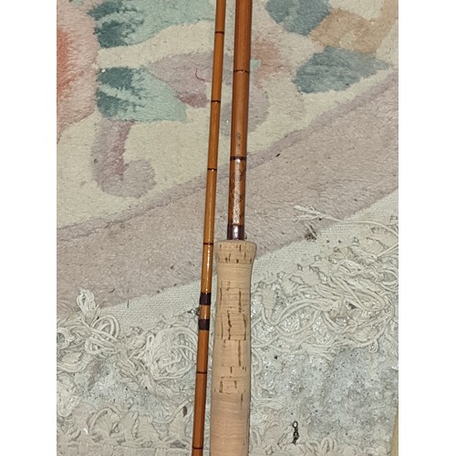 70 - Lovely Condition Hardy Brothers Knockabout #7 9ft 6 Trout Fly Rod With Original Hardy Bag