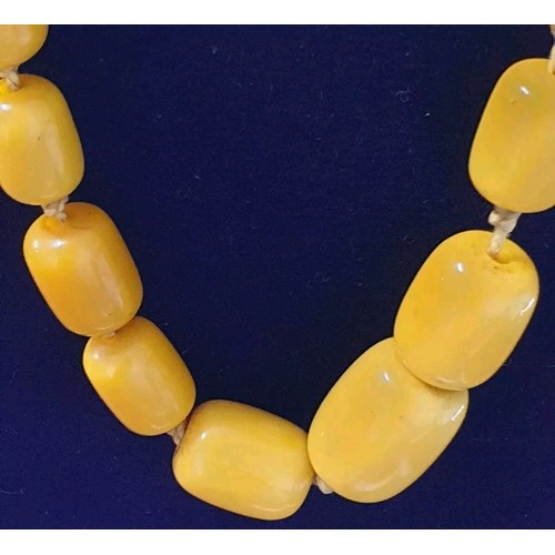 33H - Large Set Of Butterscotch Style Beads