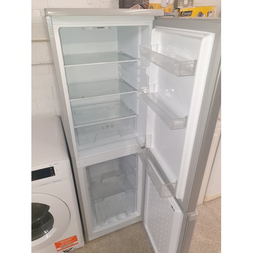 353 - A Logic Slim Line Silver Fridge Freezer