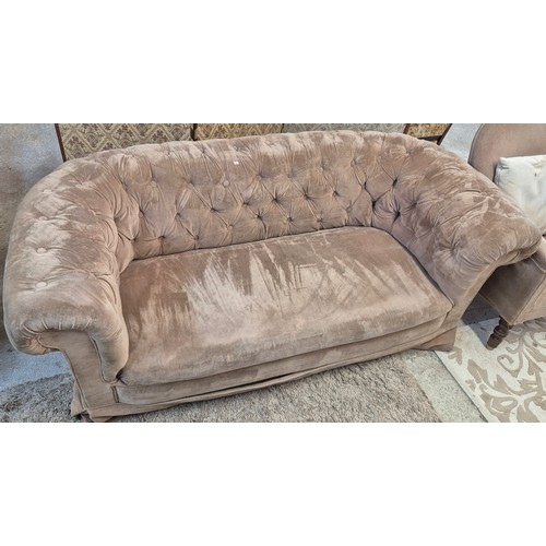 242 - Chesterfield two seater sofa