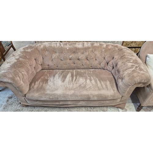 242 - Chesterfield two seater sofa