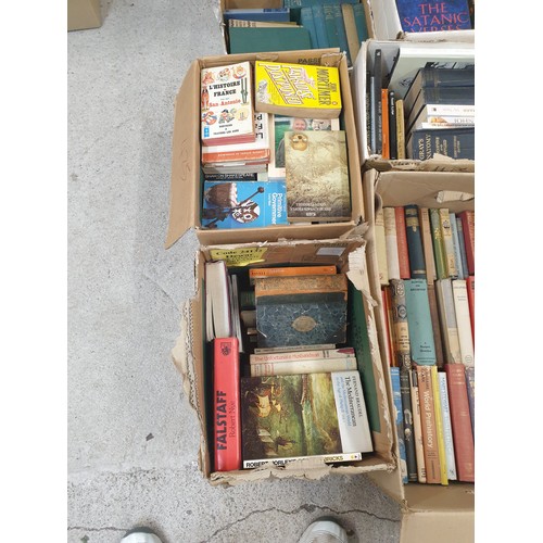 425 - 9 Assorted Boxes Of Books From Vintage To Modern Day