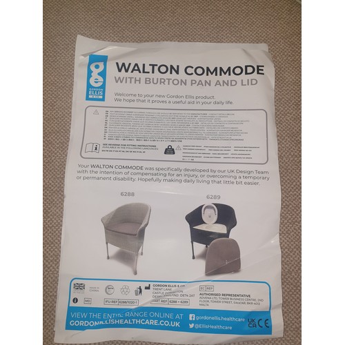 172 - Brand New Unused Walton Commode Chair With Instructions