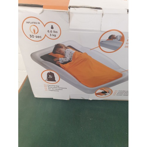 379 - New Toddlers Inflatable Travelling Bed 2 Plus Years