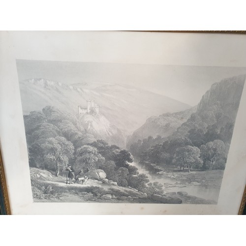 259 - 3 Old Etchings, Ben More From Strathfillan, Castle Campbell And Hand Tinted Lady Smith