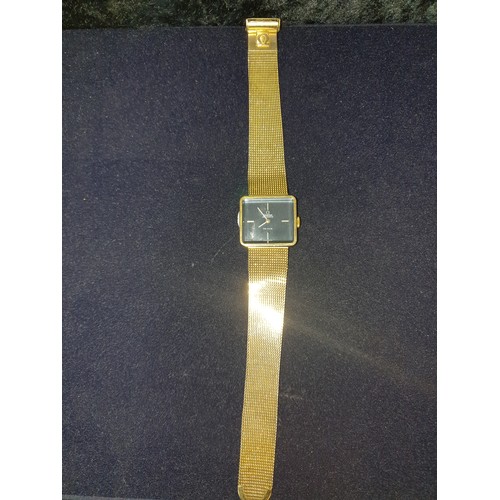 8 - Omega De Ville Automatic Wrist Watch With Good Quality Gold Plated Strap Working Order