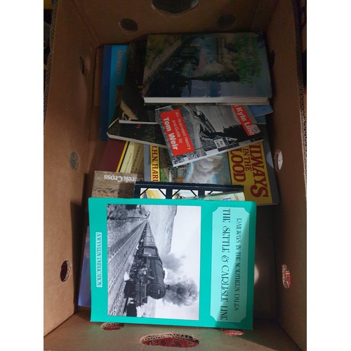 431 - Box Of Steam Train Books etc