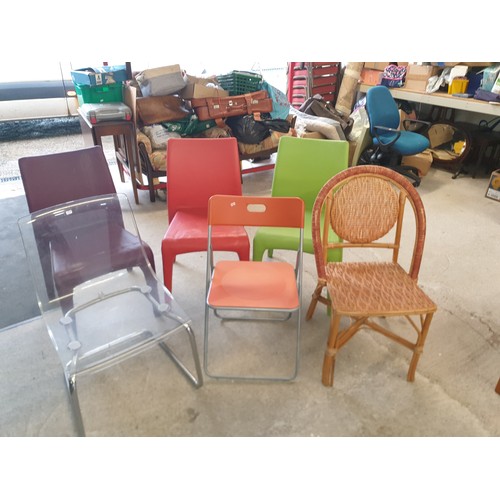 445 - 6 Assorted Chairs