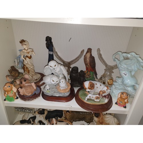 142 - A Selection Of Collectables Owls, Horses & Birds Of Prey etc