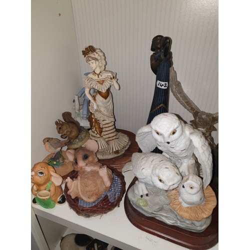 142 - A Selection Of Collectables Owls, Horses & Birds Of Prey etc