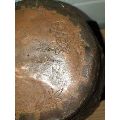 167 - Early Islamic Jardineer Pot With Markings To Base