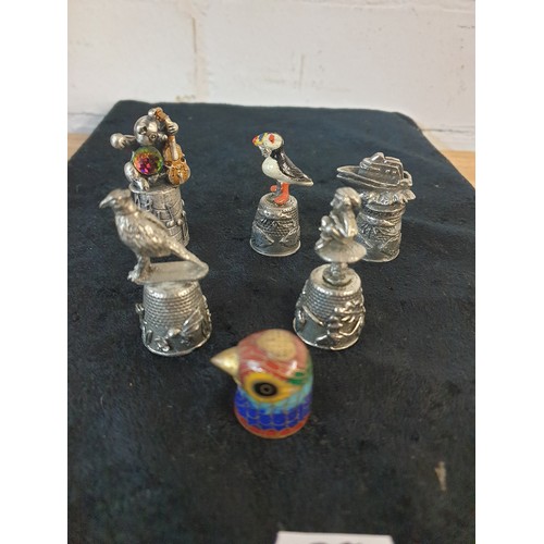 138 - Selection Of Collectors Unusual Thimbles