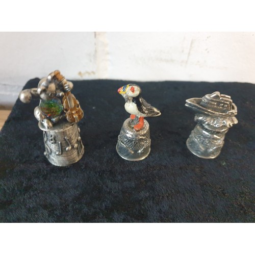 138 - Selection Of Collectors Unusual Thimbles