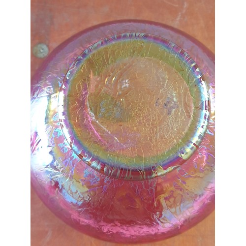 173 - Silver Hallmarked Rimmed Glass Bowl a/f