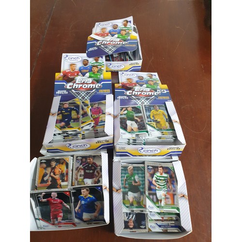 150 - 5 Boxes Of Topps Chrome Football Trading Cards