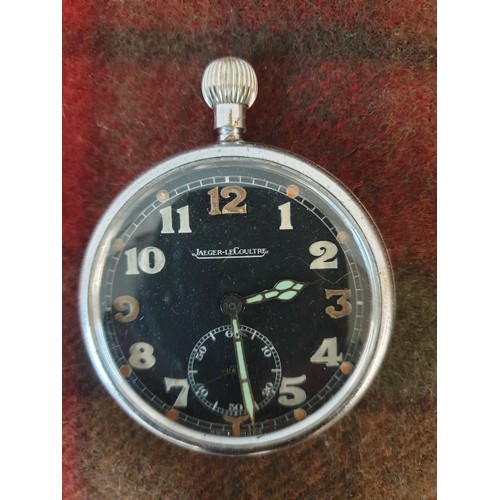 14 - A Jaeger Coultre Rare Military Pocket Watch [Working order]