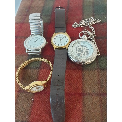 42C - Selection Of Wrist Watches And Pocket Watch