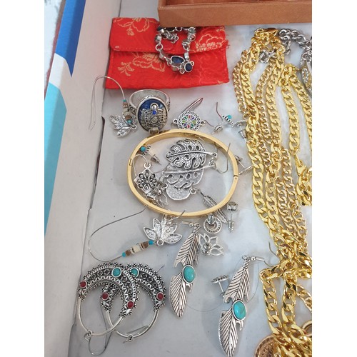 30 - A Selection Of Costume Jewellery Including Boxed Aston Brown Pen etc