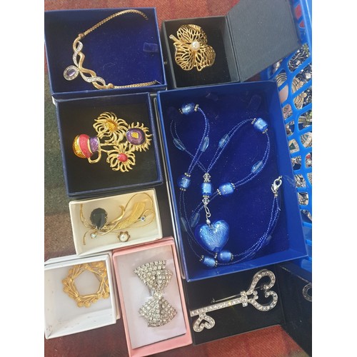 33 - Basket Of Costume Jewellery And Selection Of Boxed Jewellery