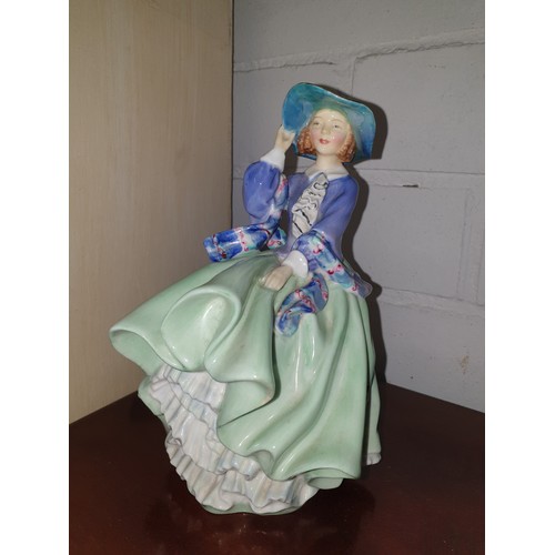 139 - Royal Doulton Top O The Hill HN 1833 In Rare Colouration