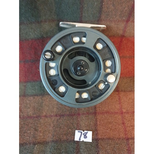 78 - Greys Trout Fly Reel GRX 7/8 With Fly Line And Backing Good Condition