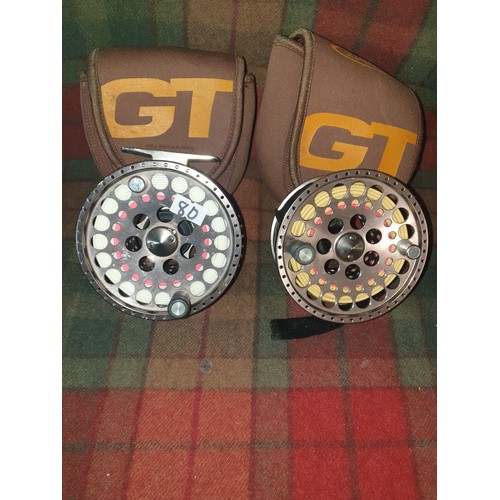 80 - Top Quality Vision GT Fly Reel With Spare Spool 2 Lines 2 Backing And 2 Pouches