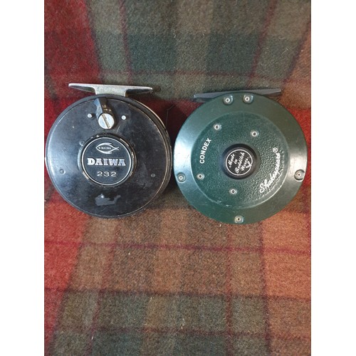 83 - 2 Fly Reels With Line And Backing Shakespeare Condex And Diawa 232