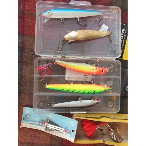 85 - Selection Of Lures Devils Horse Lure, Abu Toby Rapalas Etc