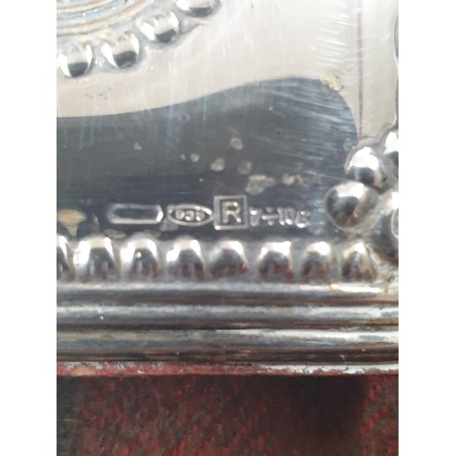 20 - Large Silver Hallmarked Photo Frame 22 x 16 cm