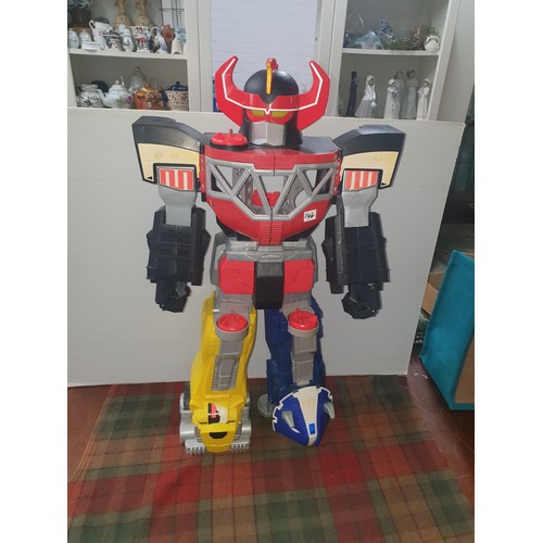 146 - 2 Large Storage Toys Batman And Megatron 73 CM Tall