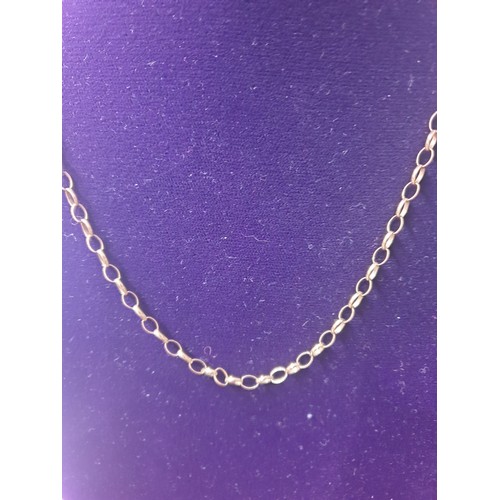 8 - 9ct Yellow Gold 24 Inch Belcher Chain 7.18grams.