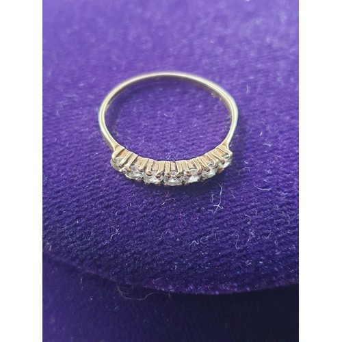 9B - 9ct Gold Chain With Amethyst 9ct Pendant 9ct Cross And 9ct CZ Ring.