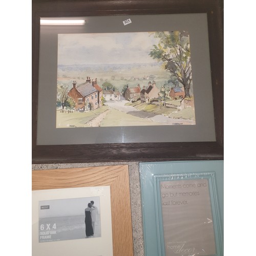 368 - Selection Of Prints, And Watercolour Painting of Easingwold Signed V Waddington Large Print Trongate... 